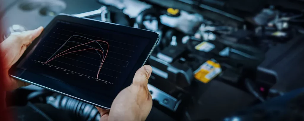 Diagnose und Softwareabstimmung am Motor